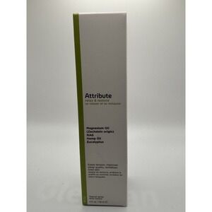 Attribute Magnesium Oil Spray 100% Zechstein Magnesium Relax & Restore Exp 10/26